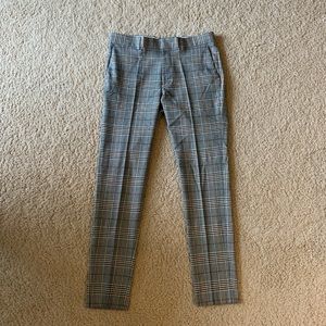 Topman Plaid Trousers